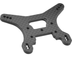 B74 Carbon Fiber rear shock tower-ribbed/chamfered photo