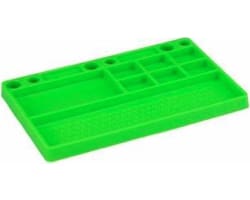 Parts Tray Rubber Material Green photo