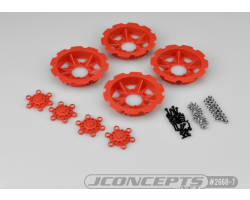 Tracker Wheel Discs 4 pieces - Red photo