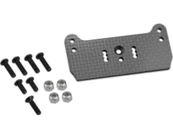 F2 Truggy Body Mount Adaptor Carbon Fiber for Ae RC8t3 photo