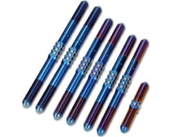 Schumacher Cat L1R Fin turnbuckle kit - burnt blue photo