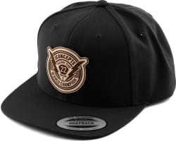 Black Flat Bill Forward Pursuit Hat photo