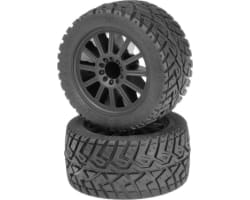 G-Locs 2.8 Inch E-Stampede Pre-Mounted Black Wheel photo