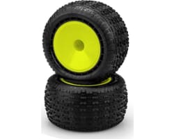 Swaggers - Pink Compound 2.2 Stadium Truck Tire Pre-Mounted On photo