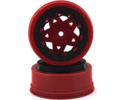 Tremor Slash Narrow Front Wheel - Red Wheel / Black Beadlock - photo