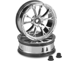 2.2 12mm hex front wheel - chrome - drag racing photo