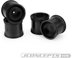 Super Dish 2.2 Rear Wheel Black for Tra Rustler / Stamped photo