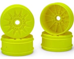 Pioneer 1:8th Buggy Wheel 83mm - Yellow 4pc photo