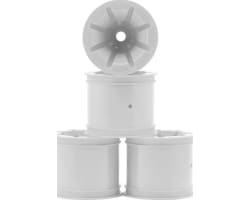 RC10t Pioneer 2.2 Bearing Front Wheels (White) (4) photo