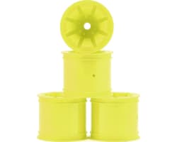 RC10t Pioneer 2.2 Bearing Front Wheels (Yellow) (4) photo