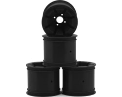 RC10t Pioneer 2.2 Rear Wheels W/Adapters (Black) (4) photo