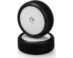 Fuzz Bite - Pink Compound Pre-Mounted White Wheels Losi Mini-B photo