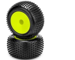 Drop Step - pink compound 2.2 stadium truck tire pre-mounted on photo