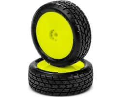 Dirt Trac Mini - green compound pre-mounted yellow wheels Fits - photo