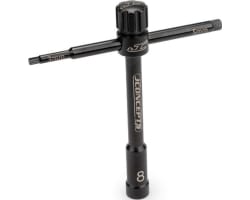 Multi-Wrench Black 8mm Glow Plug 3mm/5mm Wrench Fits 1/8th photo