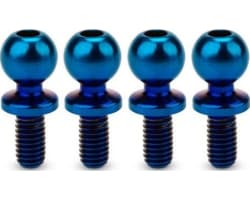 Jci 5.5 X 6mm Revolved Titanium Ball-Stud Burnt Blue 4pc Fit photo