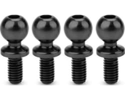 Jci 5.5 X 6mm Revolved Titanium Ball-Stud Stealth Black 4pc photo