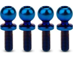 Jci 5.5 X 8mm Revolved Titanium Ball-Stud Burnt Blue 4pc Fit photo