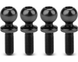 Jci 5.5 X 8mm Revolved Titanium Ball-Stud Stealth Black 4pc photo