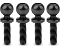 Jci 5.5 X 10mm Revolved Titanium Ball-Stud Stealth Black 4pc photo