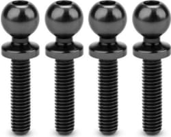 Jci 5.5 X 12mm Revolved Titanium Ball-Stud Stealth Black 4pc photo