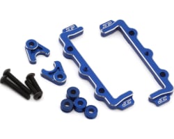 RC10B7 Aluminum Battery Hold And Swing Set - Blue photo