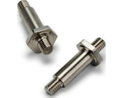 RC10b7 Steering Bell Crank Stand-Off Titanium 2 pieces Fits Jc#5 photo