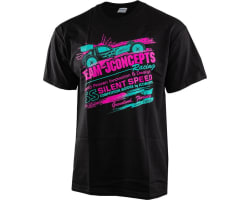 Retro T-Shirt (Pink/Teal) (L) photo