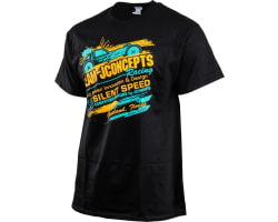 Retro T-Shirt (Orange/Teal) (L) photo