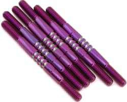 RC10 B7/B7d Fin Titanium Turnbuckle Set (Purple) (6) photo