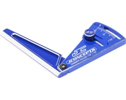 Aluminum Camber Gauge 85mm Blue photo