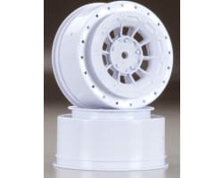 Hazard 3mm Wider Offset 12mm Hex Wheel White:SC10 photo