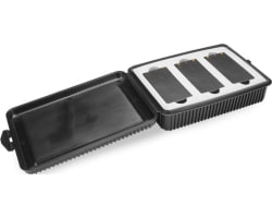 Shorty Battery Storage Box w/ Foam Liner Black photo