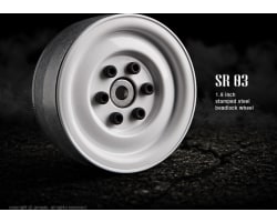 1.9 Sr03 Beadlock Wheels Gloss White 2 photo