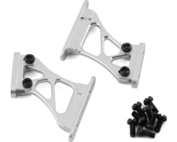 1/10 Scale Aluminum Mid-Rise Adjustable Rear Wing Mount (Silver) photo