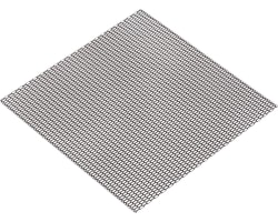 Stainless Steel Grille Mesh (Black) (Long Hexagon) photo