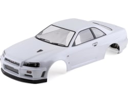 Nissan Skyline R34 Pre-Painted 1/10 Touring Car Body (Pearl Whit photo