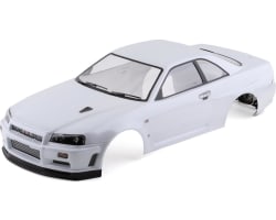 Nissan Skyline R34 Pre-Painted 1/10 Touring Car Body (Pearl Whit photo