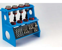 Shock Absorber Pits Holder W/Magnet Blue photo