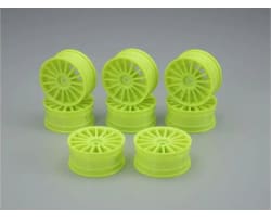 Aero 24 Wheel 15 Spoke Flourescent Yellow 8 pieces photo