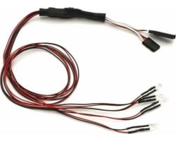 Led Light Unit 5mm/4 Bulbs/ Halogen & Red photo