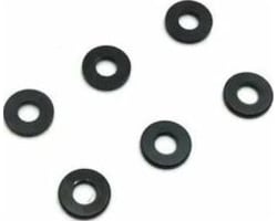 Alluminum Collar 3x7x1mm / Black / 6 pieces photo