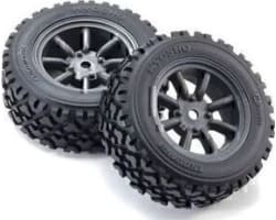 Glued Vintage Rally Tire Fz02-R M 8-Spoke Watanabe Wheel/Black photo