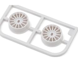 Mini-Z Awd Multi Wheel (White) (2) (0mm Offset) photo
