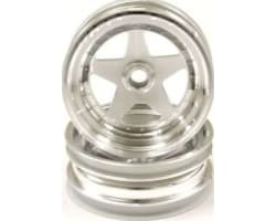 2.2 Front Wheel 2pc/Satin Chrome/Scorpion 2014 photo