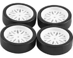 1/18 Drift Tires- Style 1- White photo