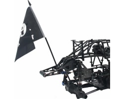 1/8 Jolly Roger Flag W/Alum. Mount Losi LMT photo