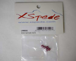 2mm Red Lock Nut (5) photo