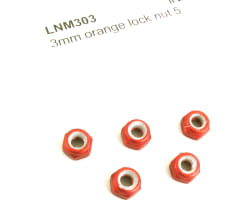 3mm Orange Lock Nut (5) photo