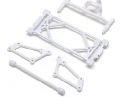 Front Wing Mount Set White: 22S Sprint photo